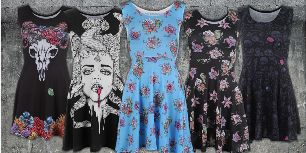 JiltedGenCamden's tweet photo. Add a little edge to your skater dresses. Check out the range at @ThisIsPulp http://t.co/gDlKUo9LnB