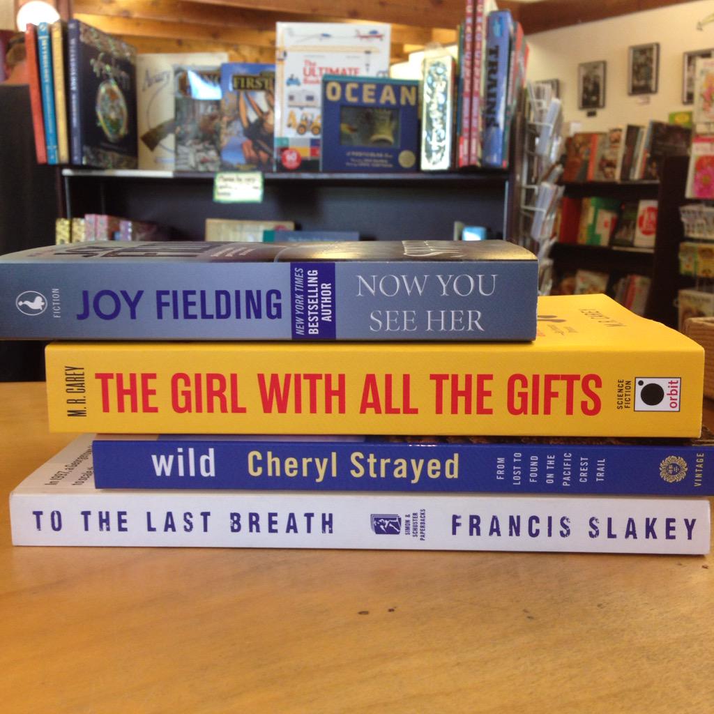 Otter_Books_Inc's tweet image. #bookspinepoetry #sortedbooks #funwithtitles #girlpower