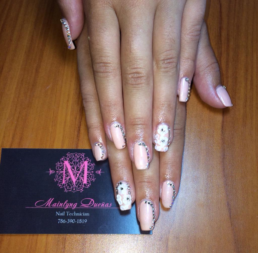 Happy client #nails #nude