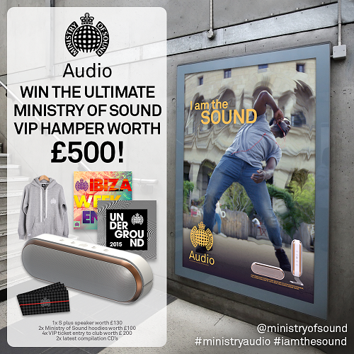 ministryofsound's tweet photo. Our #MinistryAudio featured on the LDN underground! Tweet a photo of you w/ one of our posters for a chance to #win. http://t.co/nZycb76YTU
