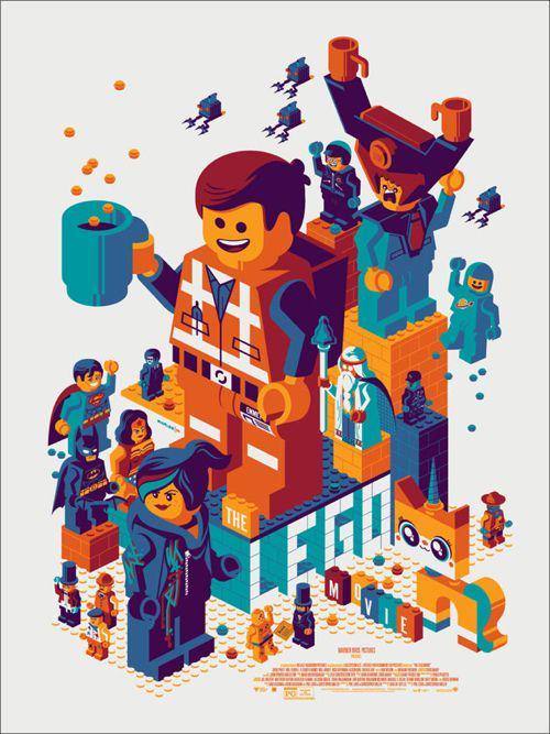 BUInteractive's tweet image. Isometric Lego Movie poster #Illustration #inspiration buff.ly/1DKcmDn
