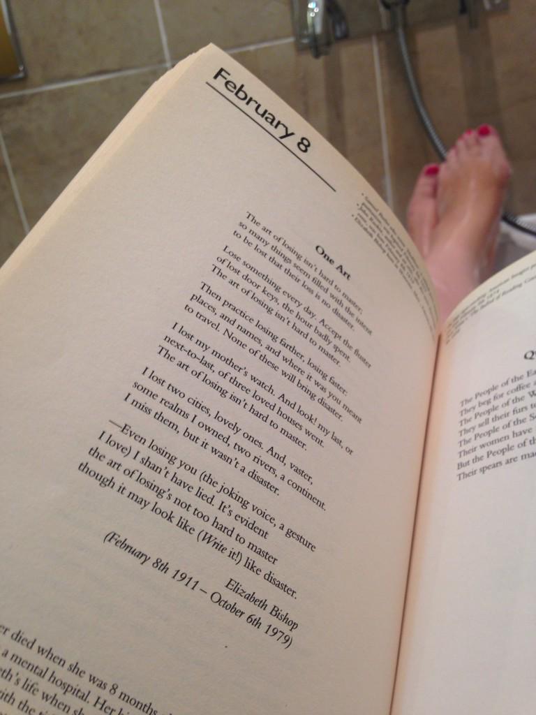 I hardly ever lose anything, but this entices me to try harder #bathtime #poetry