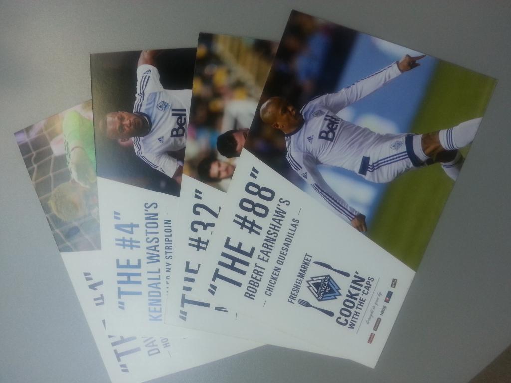 Margaretb_yvr's tweet photo. Great idea #VWFC #cookingwiththecaps now can they come and cook FOR me? http://t.co/g9MrCvEem1