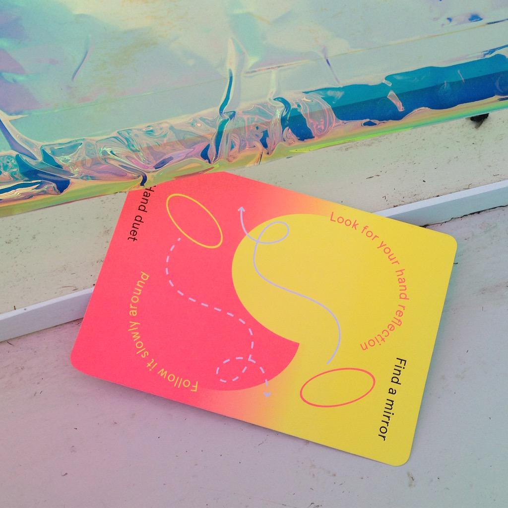 studioponto's tweet photo. One of the cards of the @SerpentineUK  #PavilionPack2015 we designed — pick one up at the pavilion and have fun! http://t.co/RC279hzXzi