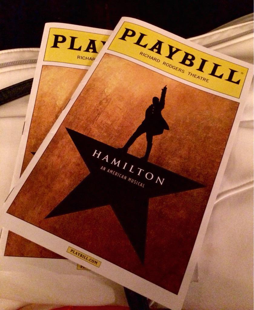sammyblake11's tweet photo. So excited to see Wesleyan's finest @Lin_Manuel in Hamilton!!! #westech #cardinalpride http://t.co/5CZf2oPuyM