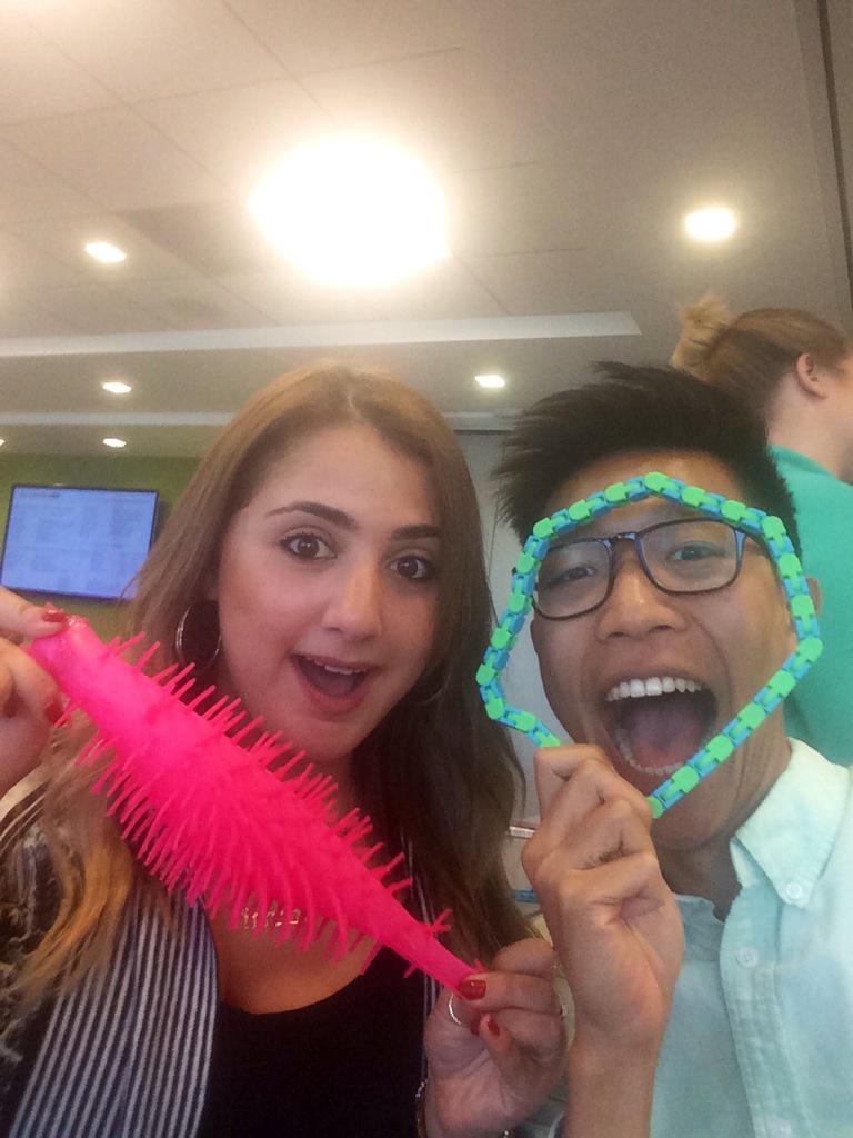 aklevy's tweet image. Actin a fool #Buildnbcu @talentlabNBCU