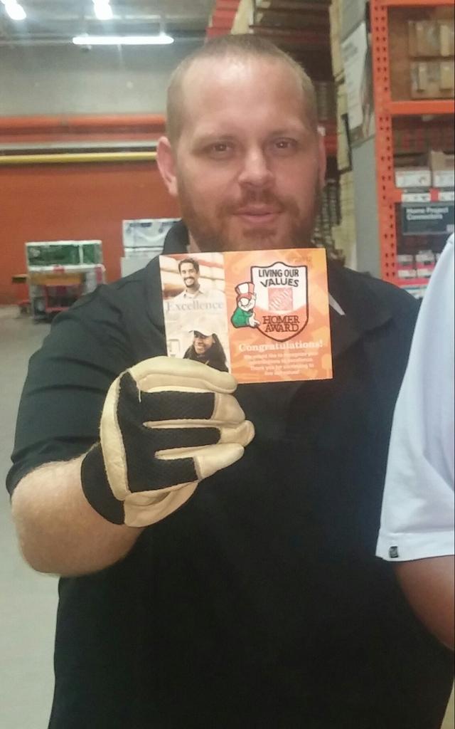 Brandon took it upon himself to help an elderly customer without an a/c. Service at its best! Thank You <a href="/thd0529/">Home Depot #0529</a>