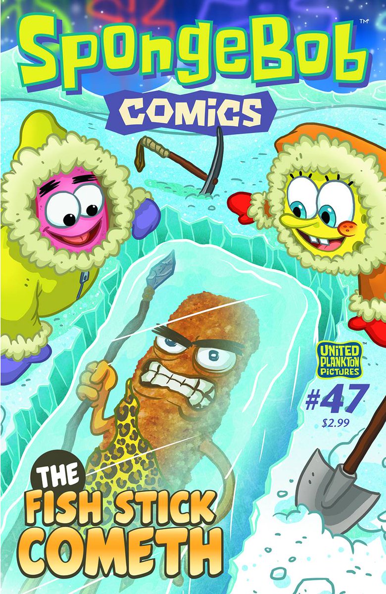 CoreyBarba's tweet image. SpongeBob Comics #47 is out today with a cover and 10-page story by me! Available wherever fine comics are sold!
