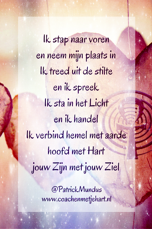 PatrickMundus's tweet photo. Ik stap naar voren 
en neem mijn plaats in
Ik treed uit de stilte 
en ik spreek... 
http://t.co/SQ2cwEA1Nx 
~ http://t.co/PrysLzNjN5