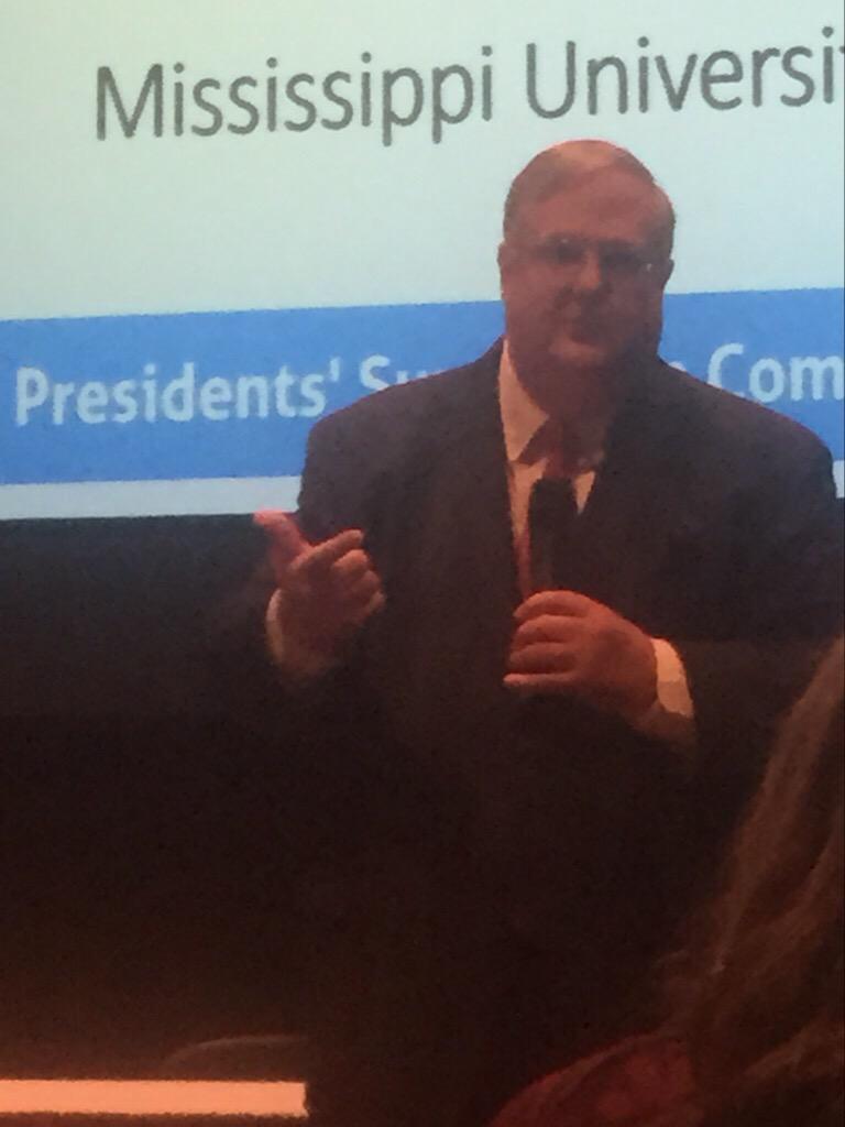 Always great hearing from <a href="/blakewilsonmec/">Victoria Young</a> from @MECStateChamber at the Presidents' Summit on Community Engagement