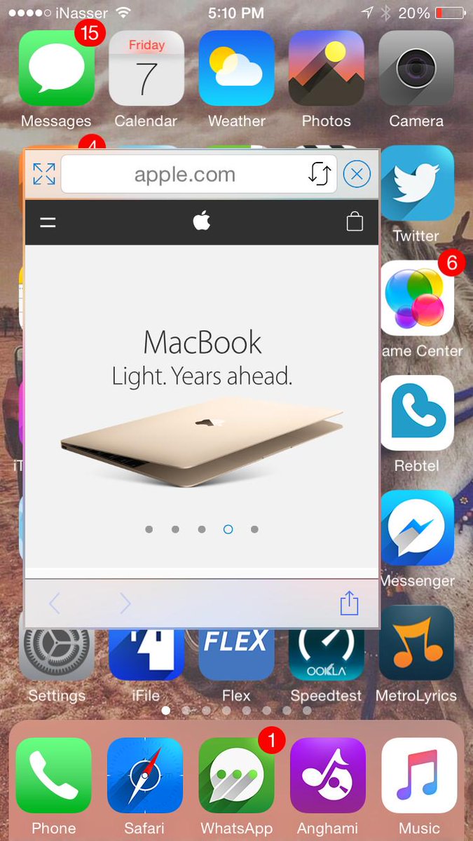 IMessengerBlog's tweet photo. #Browsix Jailbreak Tweak—Browse Web With #Optimum Ease
http://t.co/kLzGORuxnF http://t.co/wp7PlDz2uk
