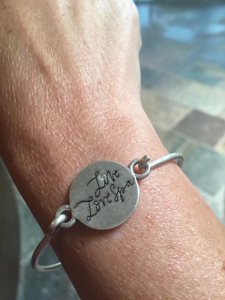 SpaAngee's tweet image. My new FAV bracelet @LiveLoveSpa