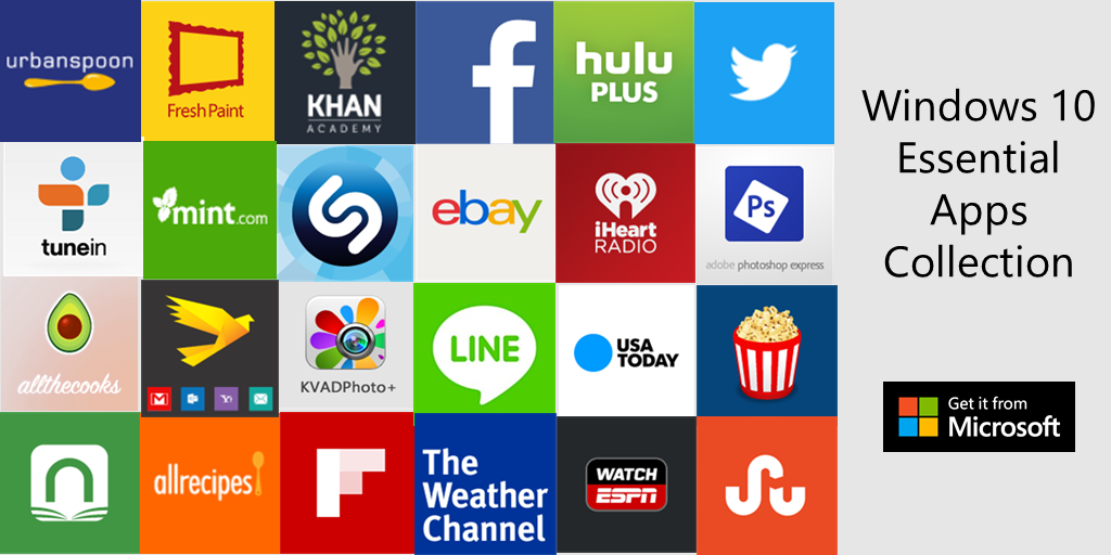 windowsstore's tweet image. New to Windows 10? Our Essential Apps Collection gets you off to the right start. wndw.ms/FIqvpR