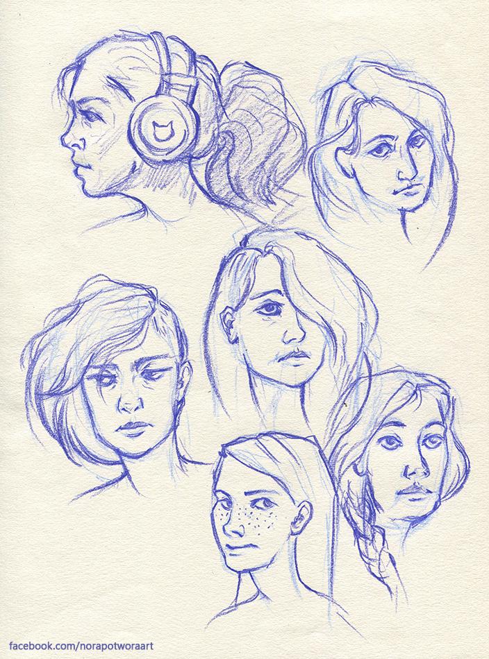 #traditional #human #sketches 