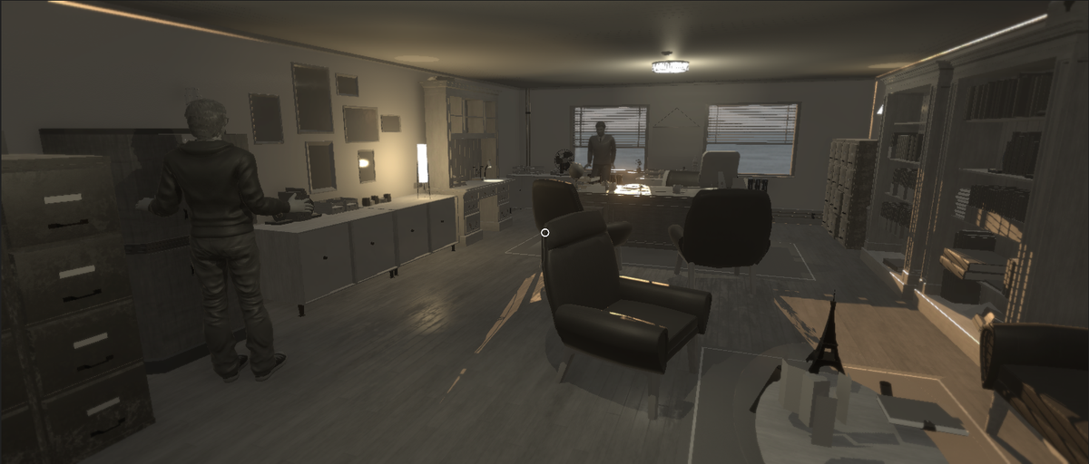 Tinovdk's tweet image. The before and after of a scene I started on this week. #workinprogress #fragmentsofhim #gamedev #nobake