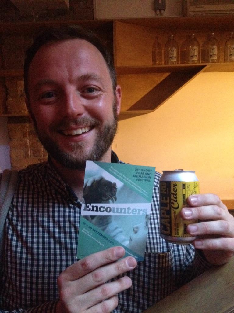 EncountersSFF's tweet photo. Hey @caplerdcider the ciders going down a dream - here's 'Not Sophie's choice' writer fashioning it oh so well. http://t.co/weigb6iohB