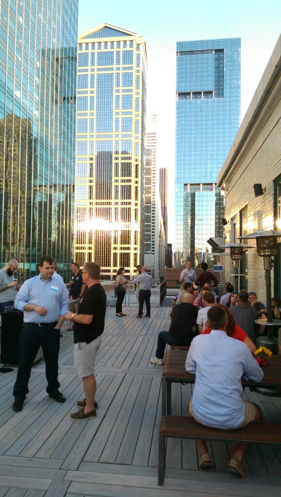 RivvetCo's tweet photo. Perfect night for #ChiDeckTech @cleverbridge @CraigVodnik http://t.co/5rhhcituBJ