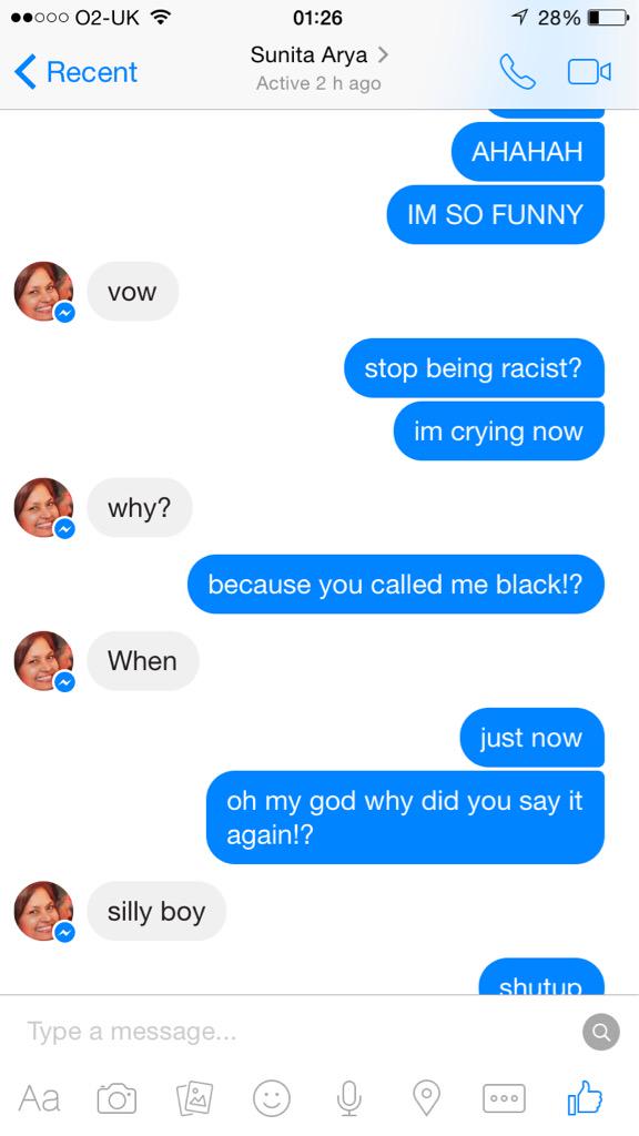 rahularya69's tweet photo. These old conversations when my mum joined Facebook are cracking me up http://t.co/u02cAJcEjG