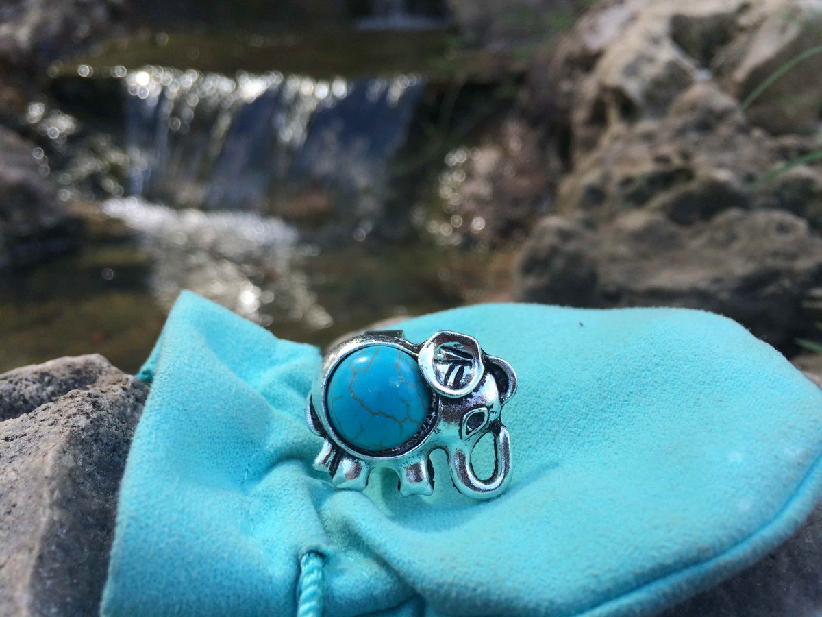 CoraLifeSupport's tweet photo. Get your turquoise elephant ring today! 10% of every sale is donated to conservation efforts!

http://t.co/Skhc0BKMPt http://t.co/6yGpOQEbF6