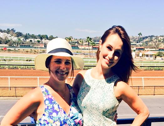 Sissy and I at the Del Mar horse races 🏇#Delmar #horseraces #sandiego #familytime