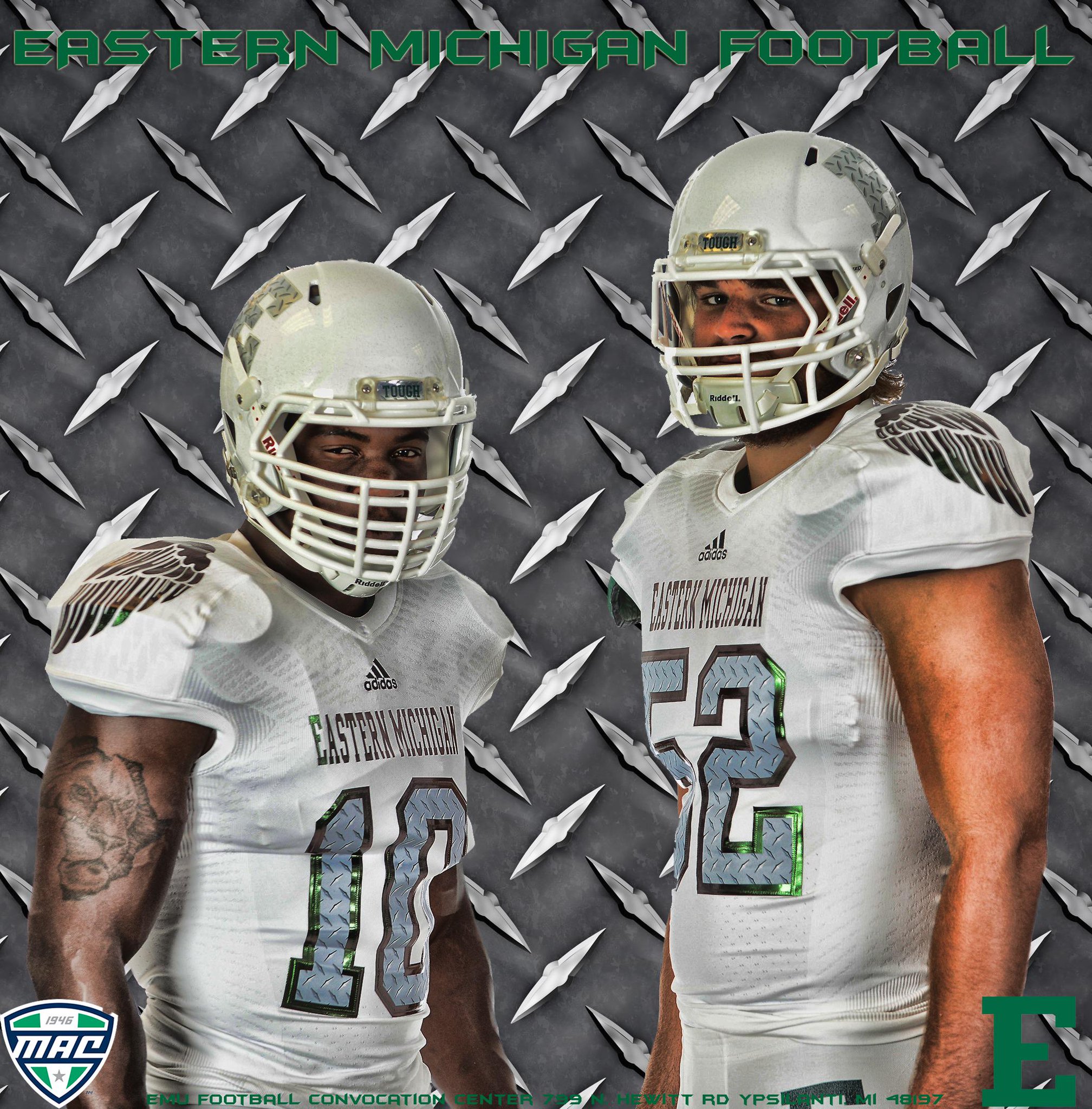 eastern michigan football jersey