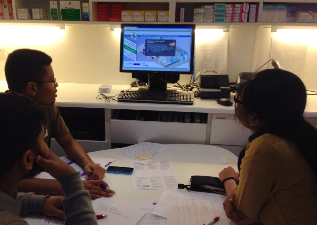 simonharrisGL's tweet photo. Apprentices learning about NSAIDs & Child Health on #thelearningpharmacy today. Excellent resource from @cppeengland http://t.co/TpnQnmOMD9