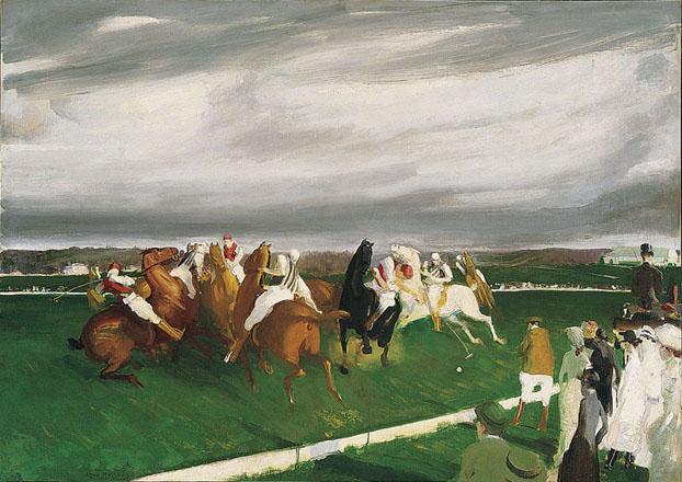 \" Happy Bday to Columbus\ own George Bellows renowned for his sporting paintings.[Polo at Lakewood] 