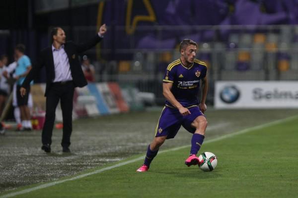 Ibraimi dribbles the ball Ibraimi dribbles the ball