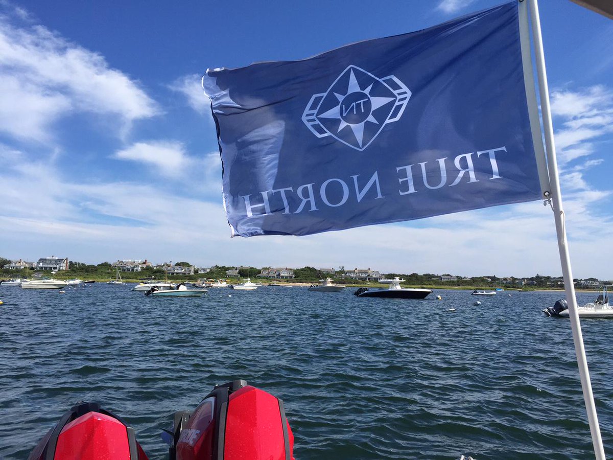 We're here, aboard the True North 34 Outboard Express, @ACKRaceWeek! Looking forward to watching some great racing.