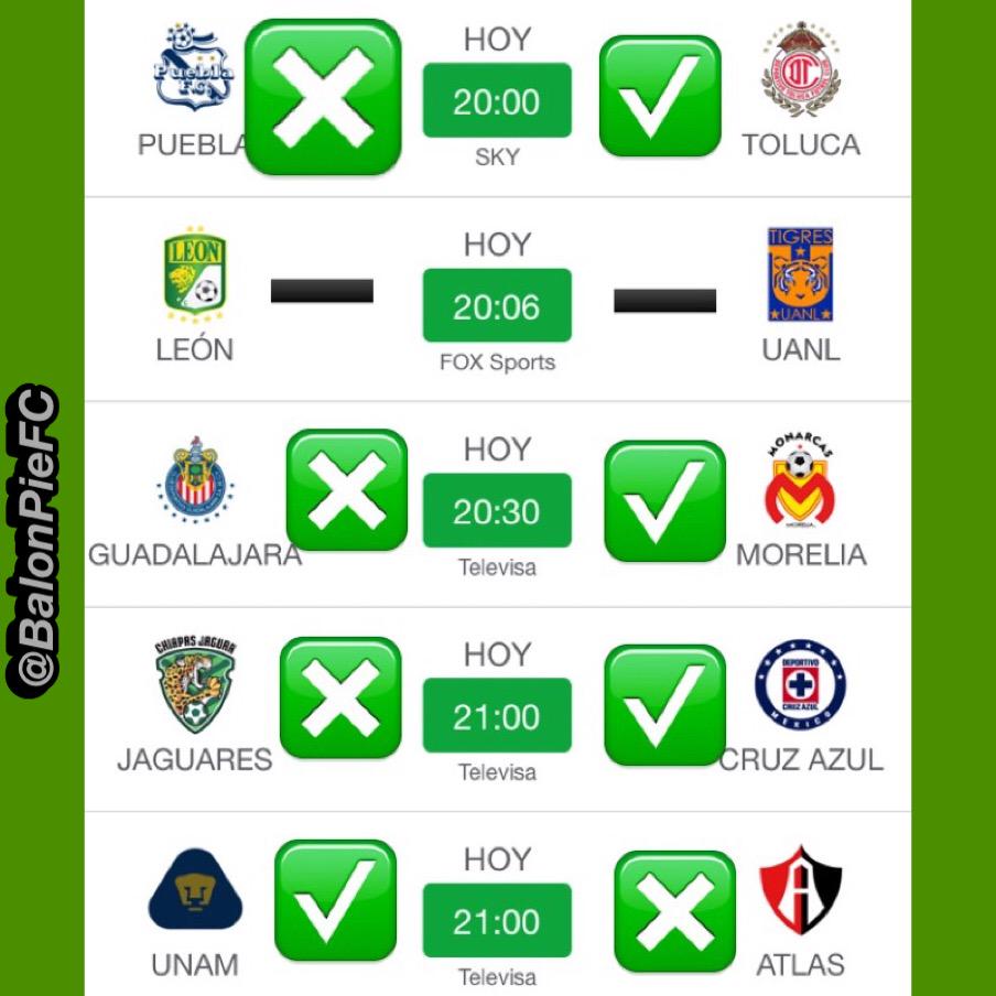 BalonPieFC's tweet photo. Pronosticos de cierre de jornada! http://t.co/7vJqydNIUs