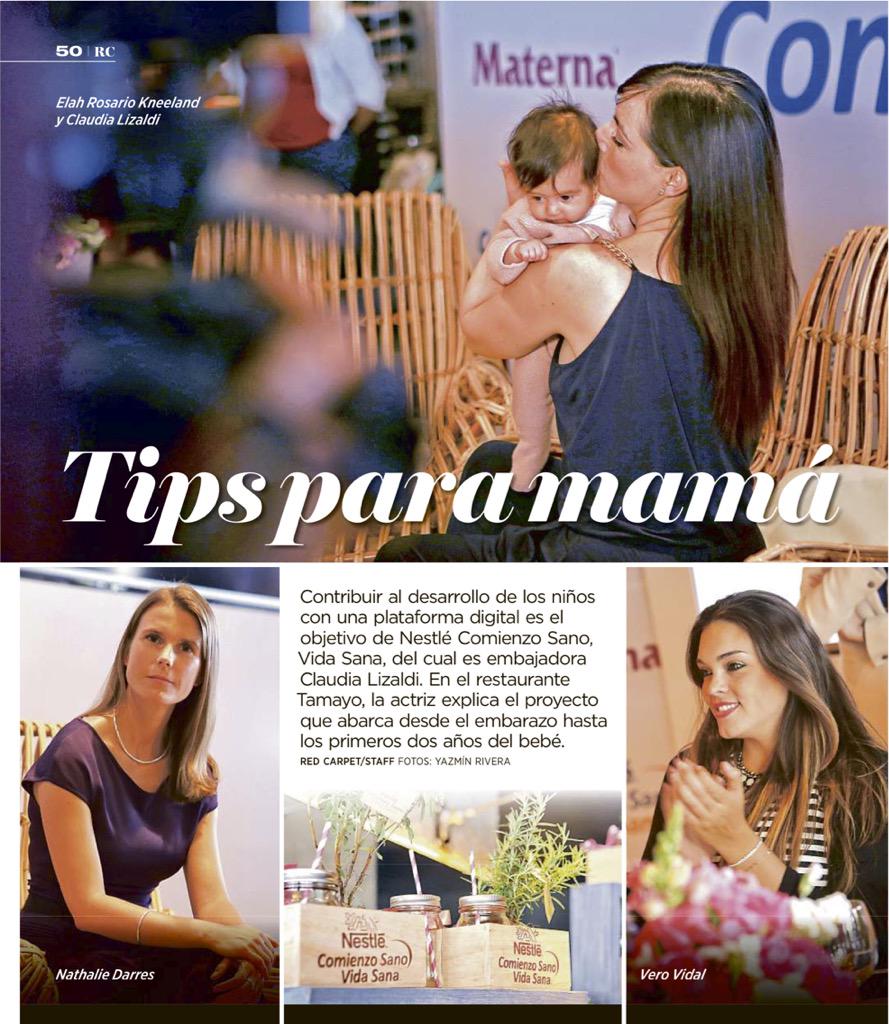 SKCOMUNICACION's tweet image. Hoy en @reformaclub #RedCarpet: @ClaudiaLizaldi presentó la plataforma digital #ComienzoSanoVidaSana #TipsParaMamás