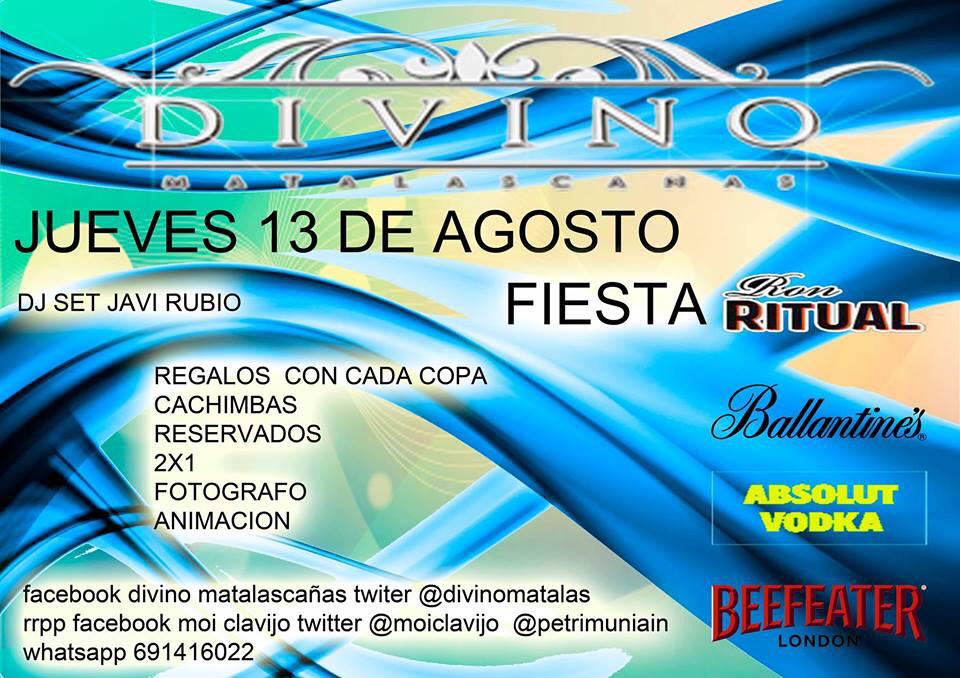 divinomatalas's tweet photo. Jueves 13 .... No te la pierdas !!
Con @JaviRubioDj y el mejor ambiente http://t.co/KuM0Svijm2