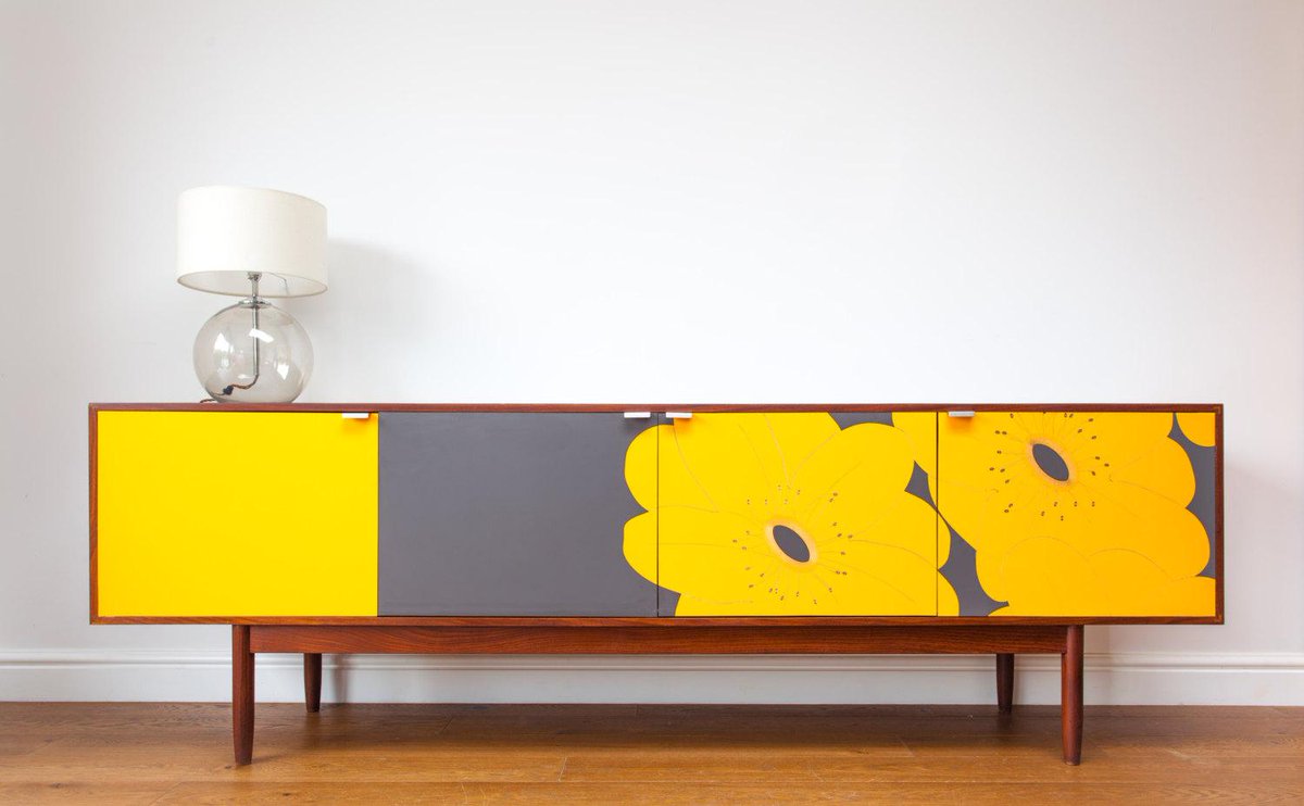 SeasonsInColour's tweet photo. Upcycled sideboard from @Resurfacedesign - added to my mid century edit (work in progress!) http://t.co/1lb9J0KhYa http://t.co/BGEf5DkwWV