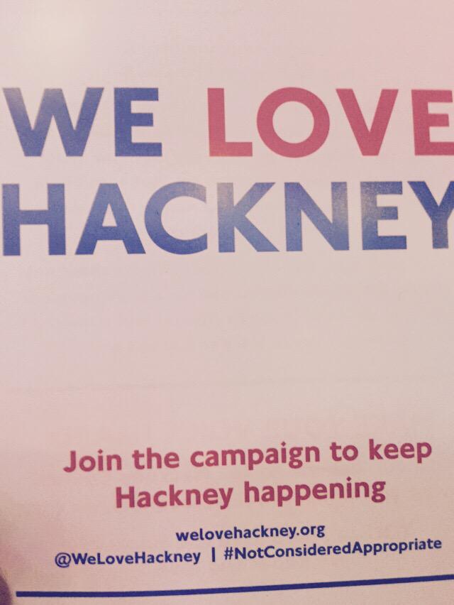 HackneyAbbott's tweet photo. Great evening out at Dinerama. Supporting young people & their venues @WeLoveHackney #NotConsideredAppropriate http://t.co/iQjKT8Gzb7