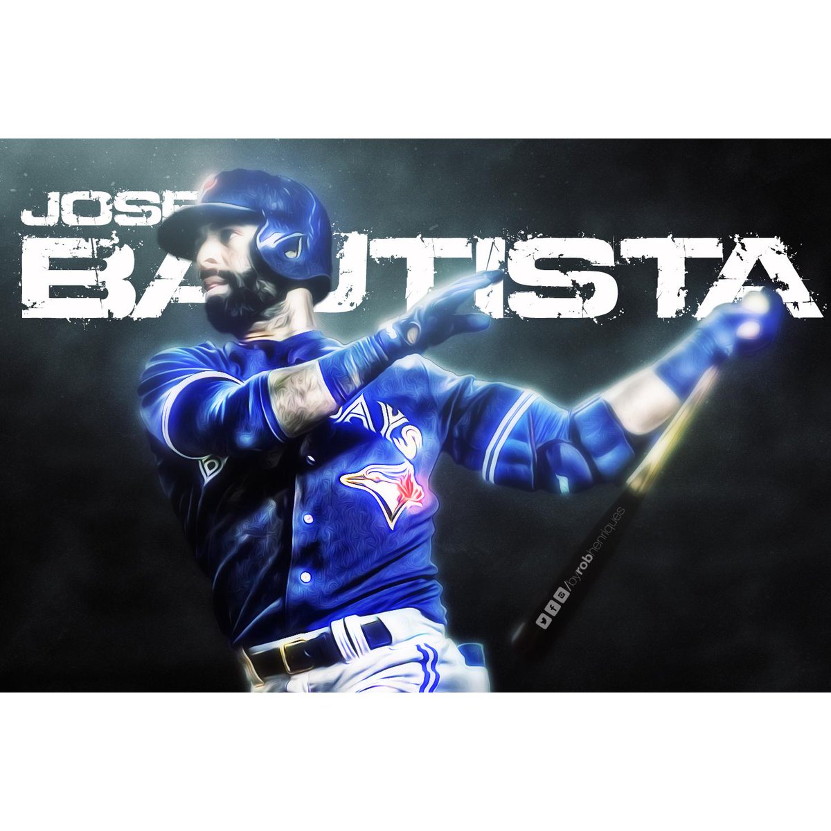byrobhenriques's tweet photo. Jose Bautista - Blue Jays #josebautista #toronto #bluejays #mlb #baseball #gfx #baseballgfx #baseballgraphics http://t.co/QDh8WFAegB