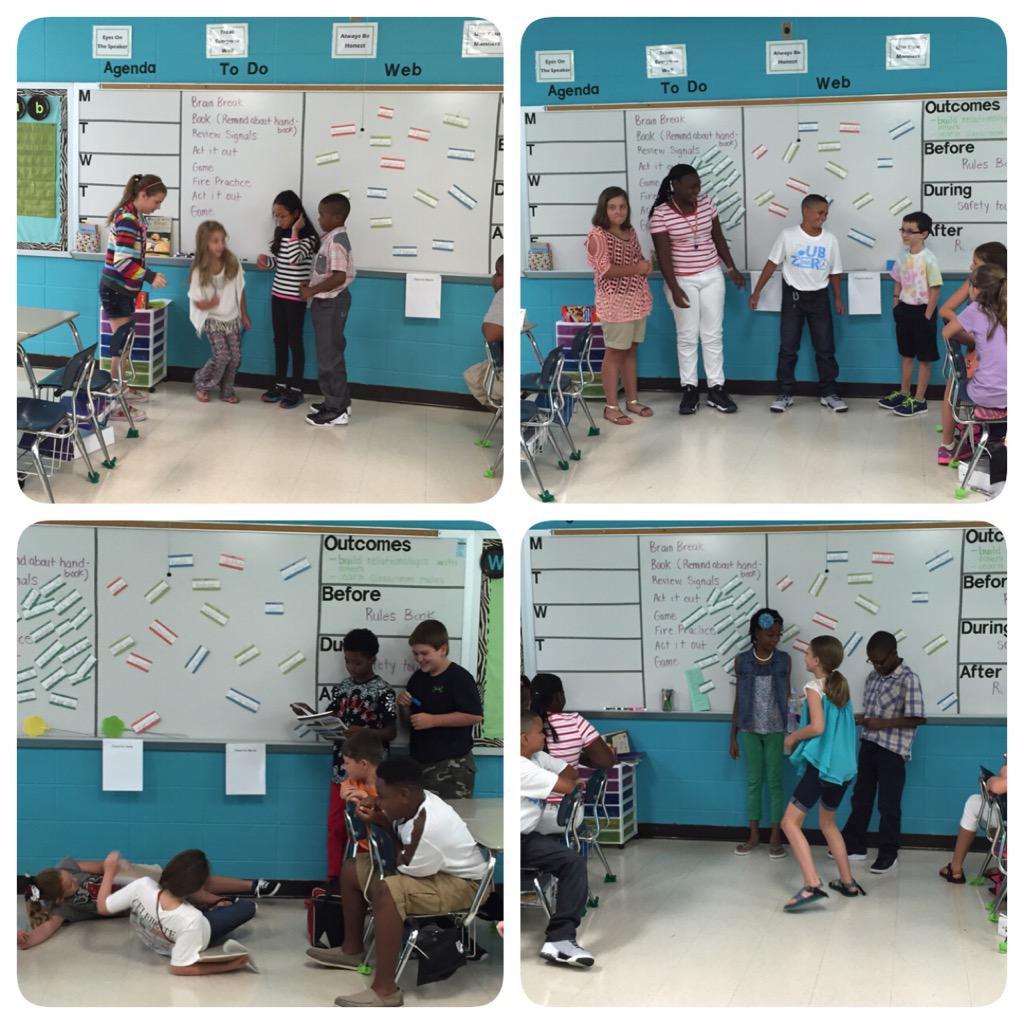 April_Harris1's tweet photo. Mrs. Harris' class had a great time acting out RES rules then playing swat it with missing words from the rules. http://t.co/u8wIFH63pZ