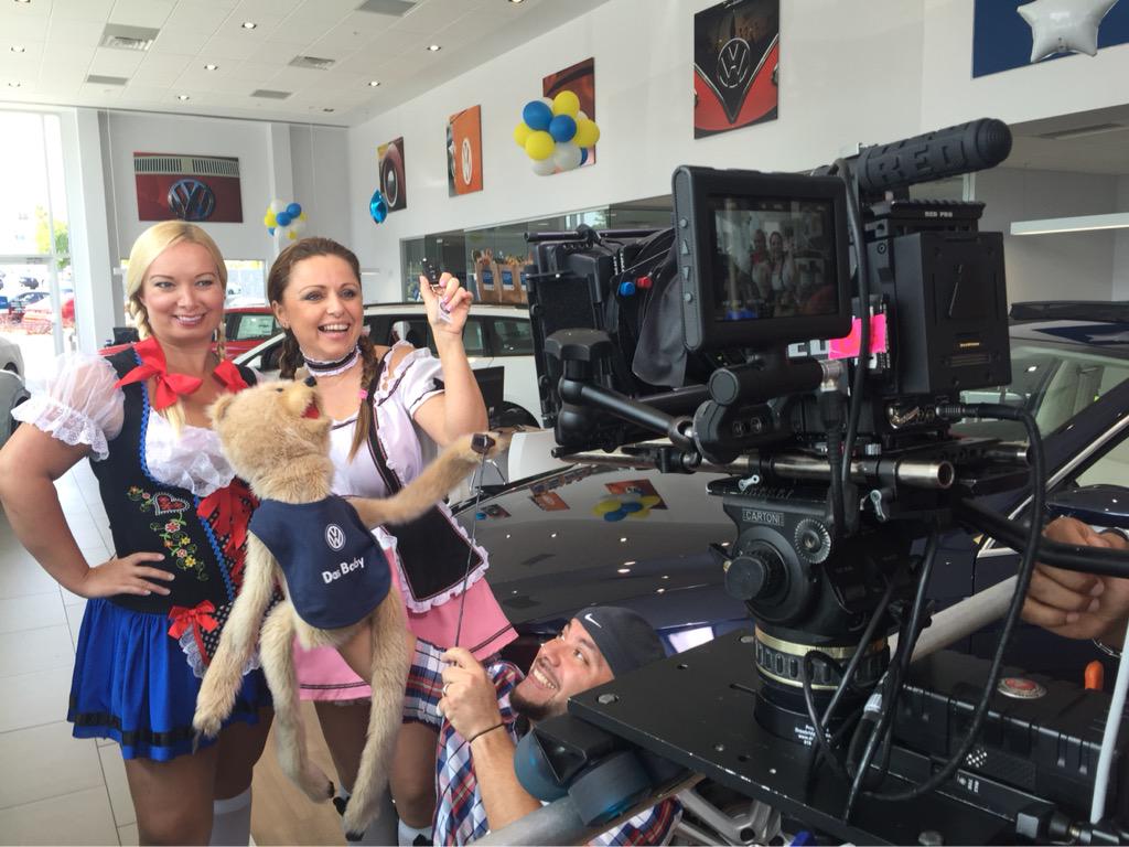 DrawbridgeMedia's tweet photo. Another fun day on set with @wordzbond and @LeithVWRaleigh http://t.co/wShTBGyW1P