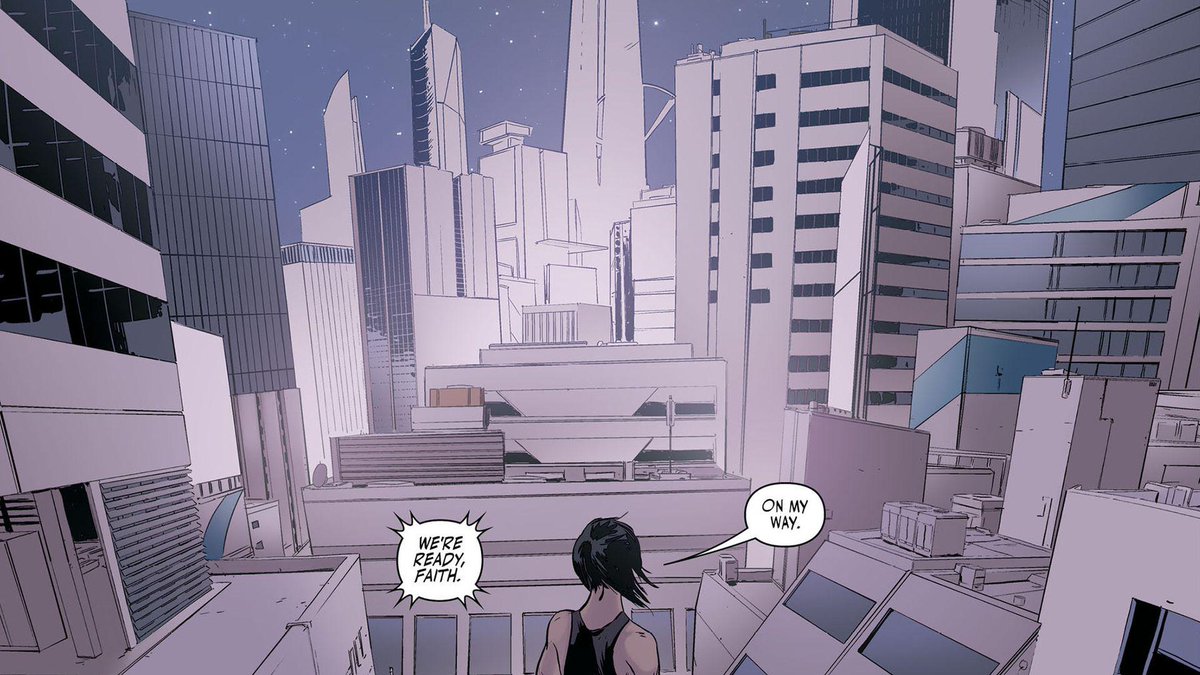 Polygon's tweet image. Mirror's Edge: Exordium #1 Preview: Have Faith polygon.com/comics/2015/8/…