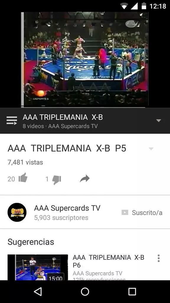 jonathanC113a's tweet photo. @luchalibreaaa 
Viendo Triplemania X AAA vs LLL
@Parka_AAA  @Cibernetico_AAA  @Victorlatin77 @ALEBRIJEKRANEO http://t.co/KmClg9bgYi