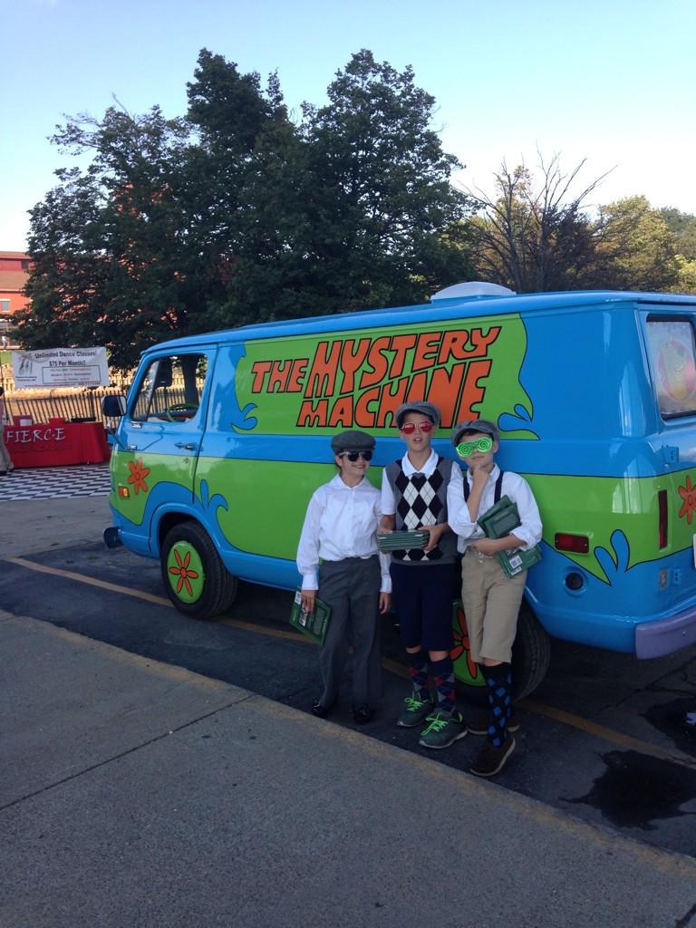 Car show featuring some funky vehicles at <a href="/AHAFallRiver/">AHA Fall River</a> AHA! Night