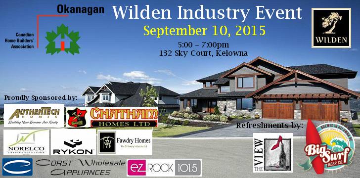 MT @CHBAOkanagan: Join us on Sept 10 at our Wilden Industry Event! A great evening of #networking! <a href="/WildenKelowna/">Wilden</a>