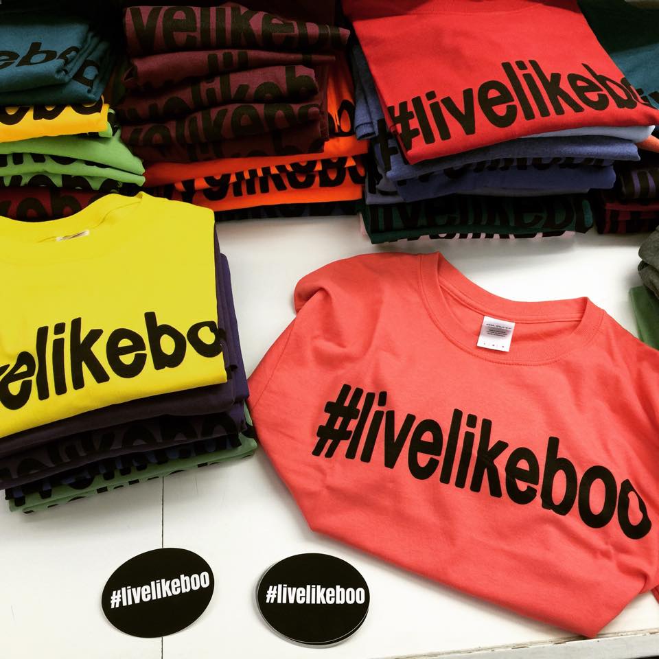 LafourcheGazett's tweet photo. #livelikeboo shirts and stickers on sale at The Gazette. Proceeds go to organizations in memory of Boo Legendre. http://t.co/jieVZEf7Rs