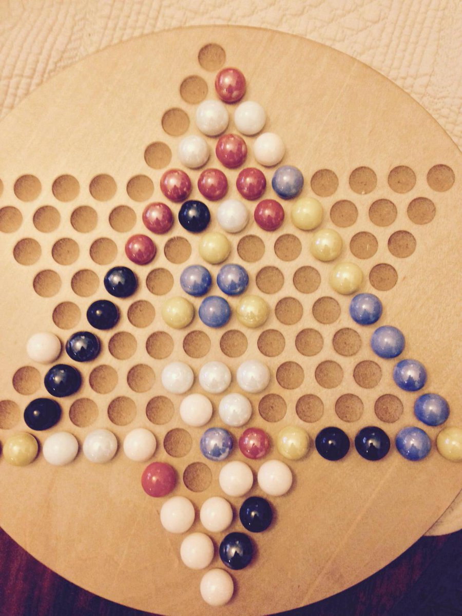 Teaching my little guy this #GermanGame. #SternHalma #HopChingCheckers #ChineseCheckers