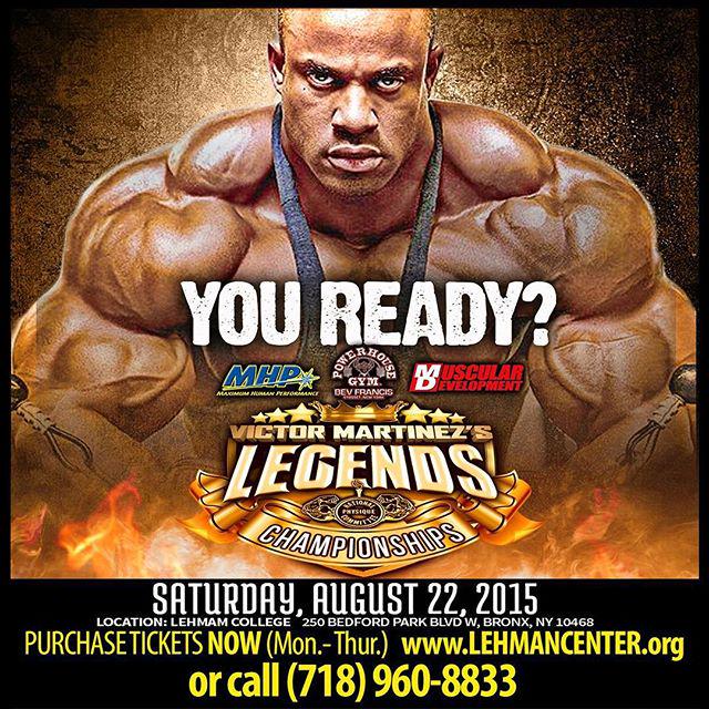 mhpstrongusa's tweet photo. You ready? @IFBBVicMartinez Legends Championship is 10 days away! #DominicanDominator http://t.co/1upEWx2f0q