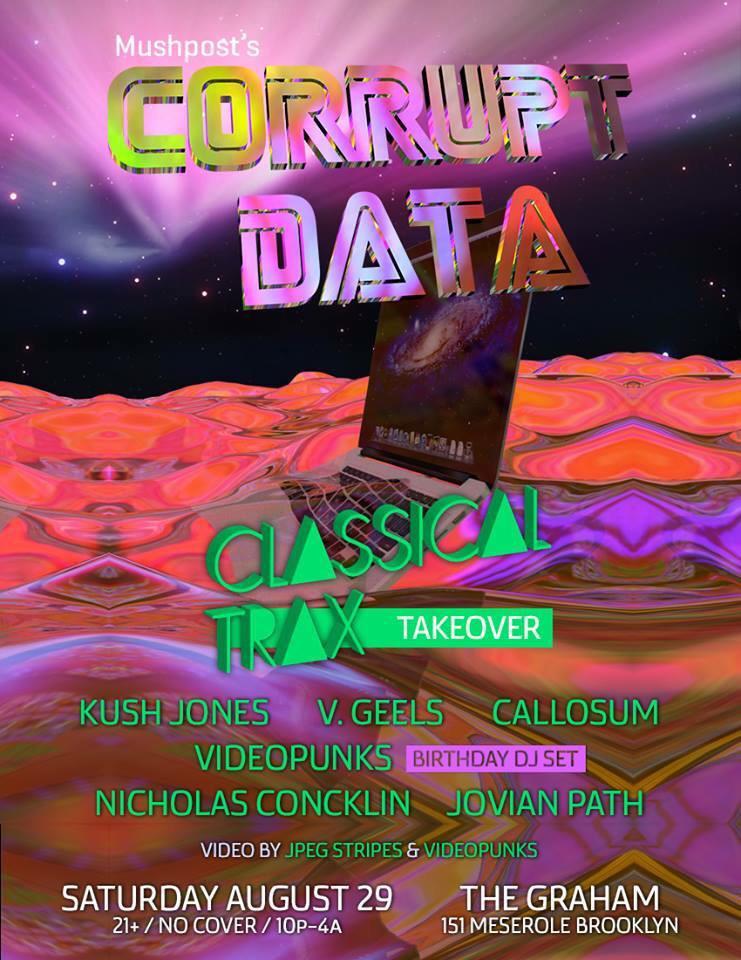 MasYoungblood's tweet image. First NYC gig on Aug. 29th at #CorruptData alongside @ReallyKush, V. Geels, etc. ✨ Shouts out to @classical_trax!