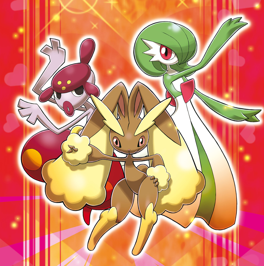 RTYourYuriOTP's tweet photo. Medicham, Lopunny, and Gardevoir [Team Charms] (Pokémon Mystery Dungeon: Explorers of Sky) http://t.co/57mcAD5Erj