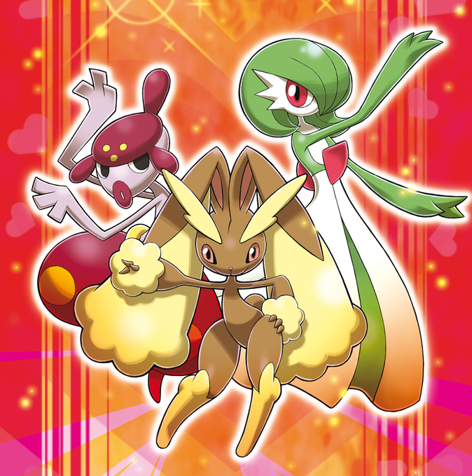 2015-09-02. Medicham, Lopunny, and Gardevoir Team Charms (Pokémon Mystery D...
