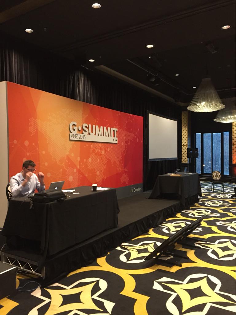 Jbruce7's tweet photo. @JGSWalford #GSummit15 looking forward for a great event today. The culmination of the GSummits in ANZ http://t.co/lfBpat2LHq