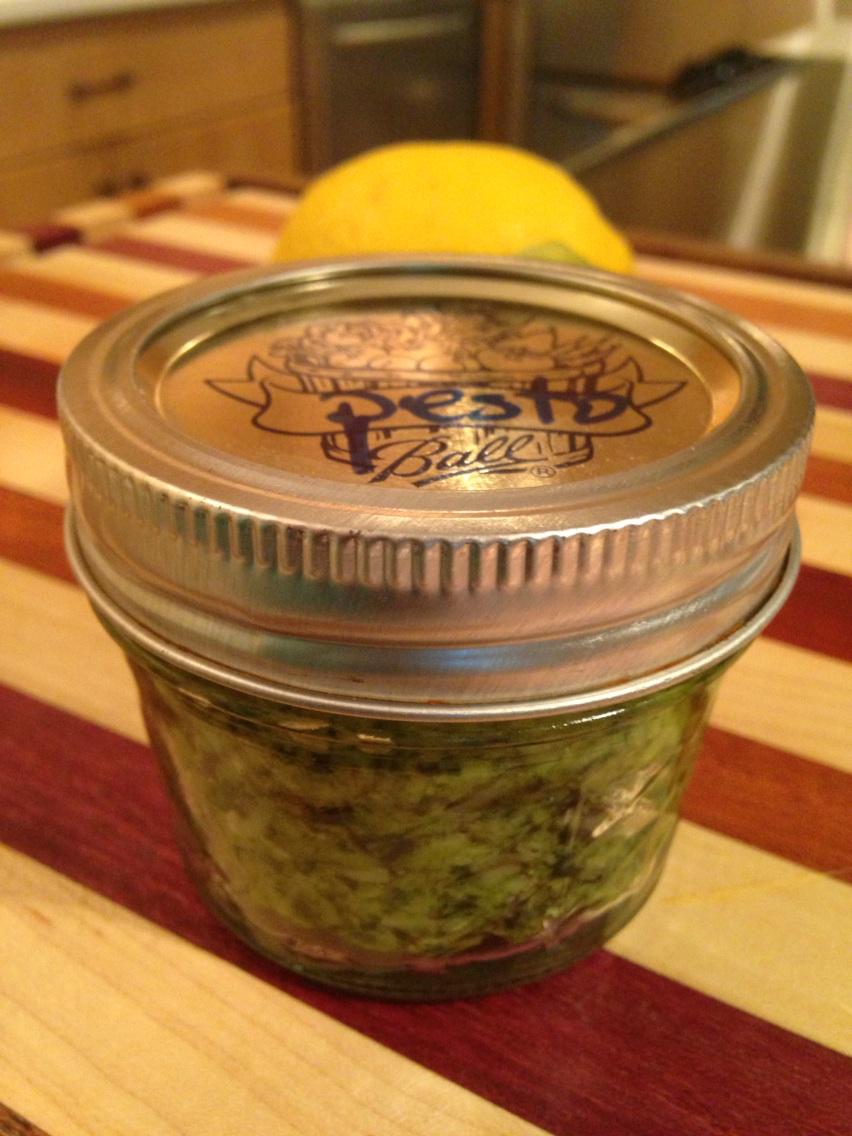 thenankelley's tweet photo. Project pesto complete. Those pricey little pine nuts are worth it. #onepannan #basilbonanza http://t.co/kRlRAvrucq