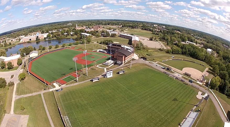 CUathletics's tweet photo. We had some more fun with the @GoPro today! Some sweet overhead shots of @CornerstoneU Baseball, Softball and Soccer http://t.co/LAomoRzWqJ